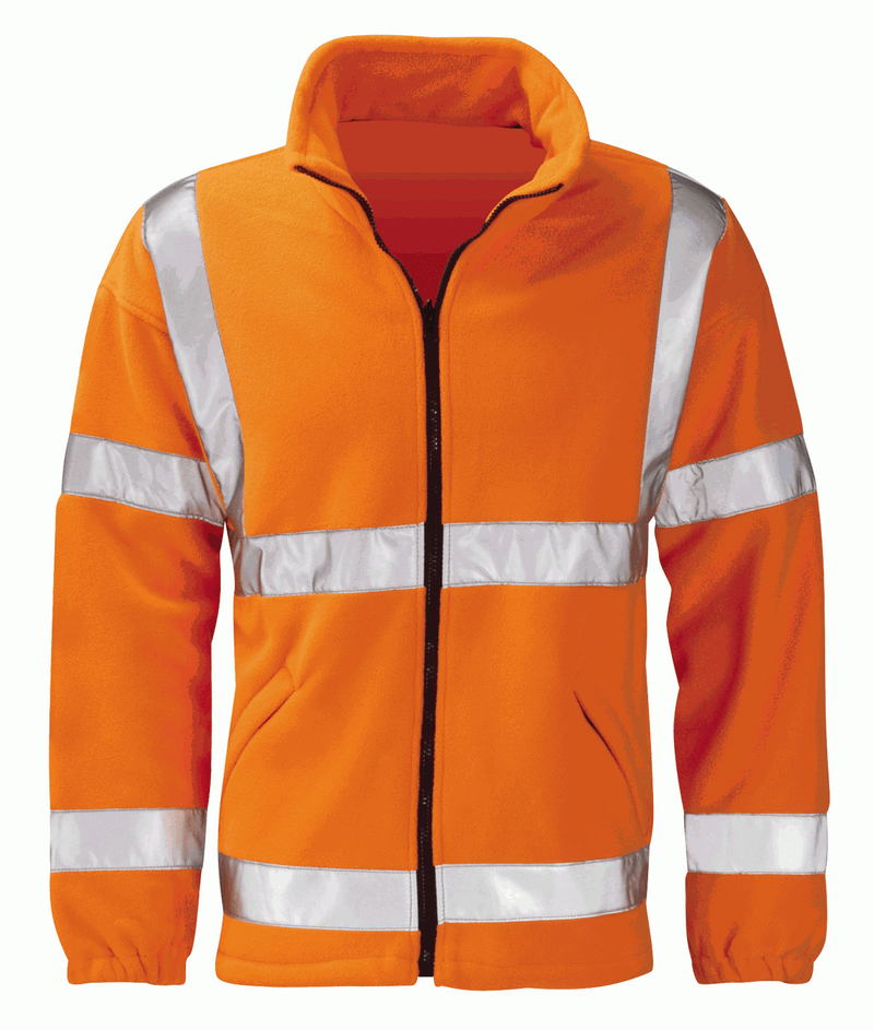 Orbit Hi Vis Fleece Jacket - Orange