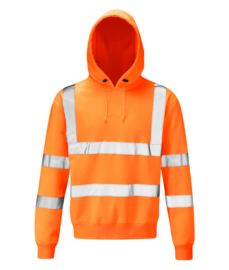 Orbit Hi Vis Hoodie - Orange