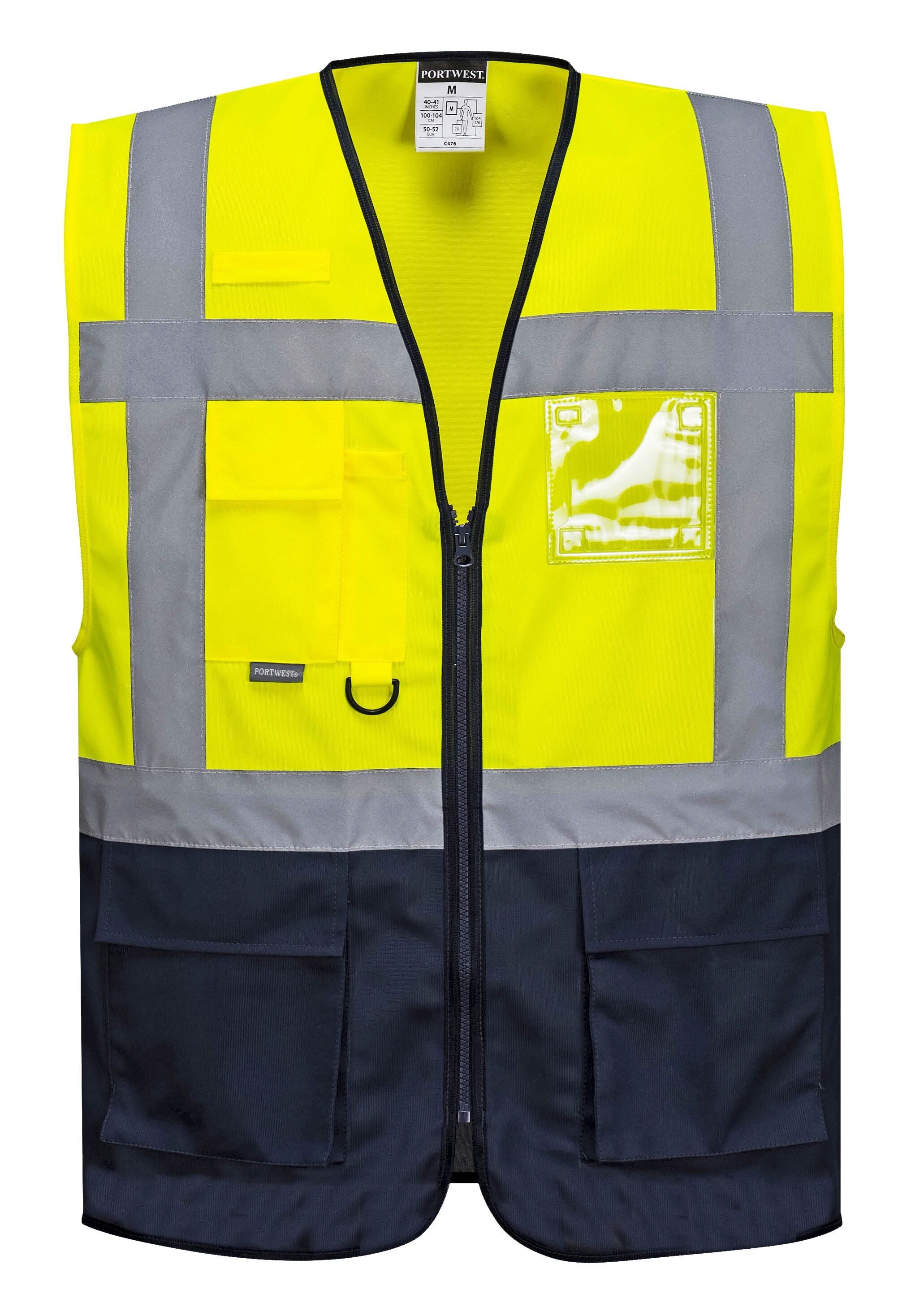 Executive Contrast Hi Vis Vest – Steelis Workwear