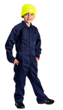 Childrens Navy Boiler Suit
